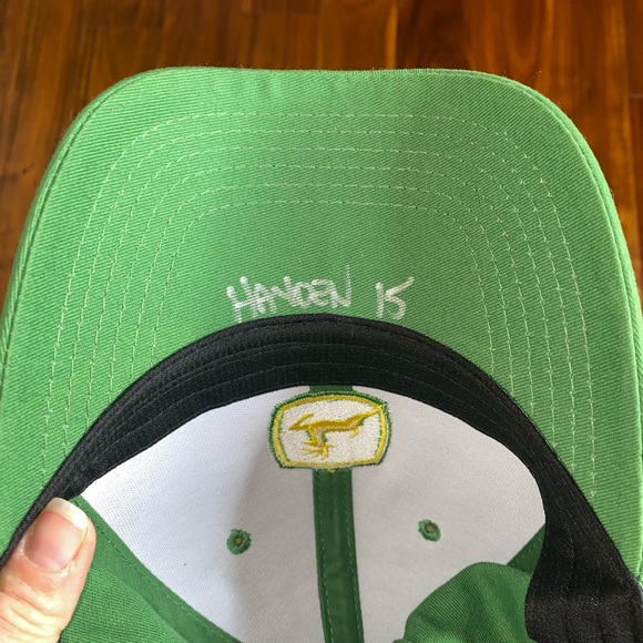 GUC Child’s OS, John Deere Green Logo Adjustable Baseball Cap with writing - Picture 14 of 15